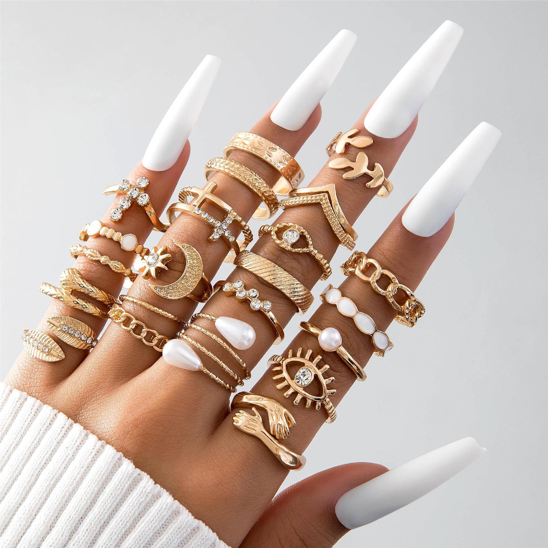 Adjustable Butterfly Ring Set