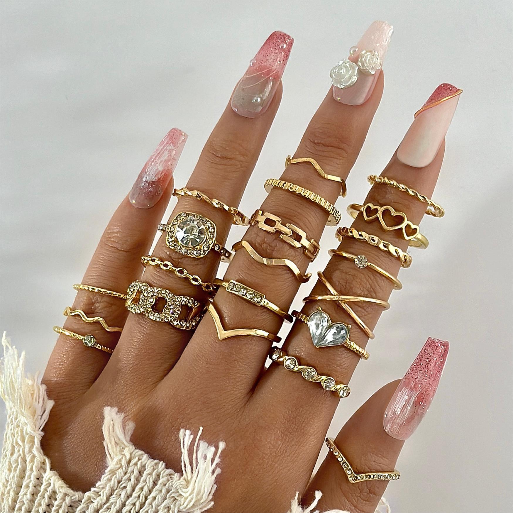 Adjustable Butterfly Ring Set
