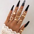 Adjustable Butterfly Ring Set
