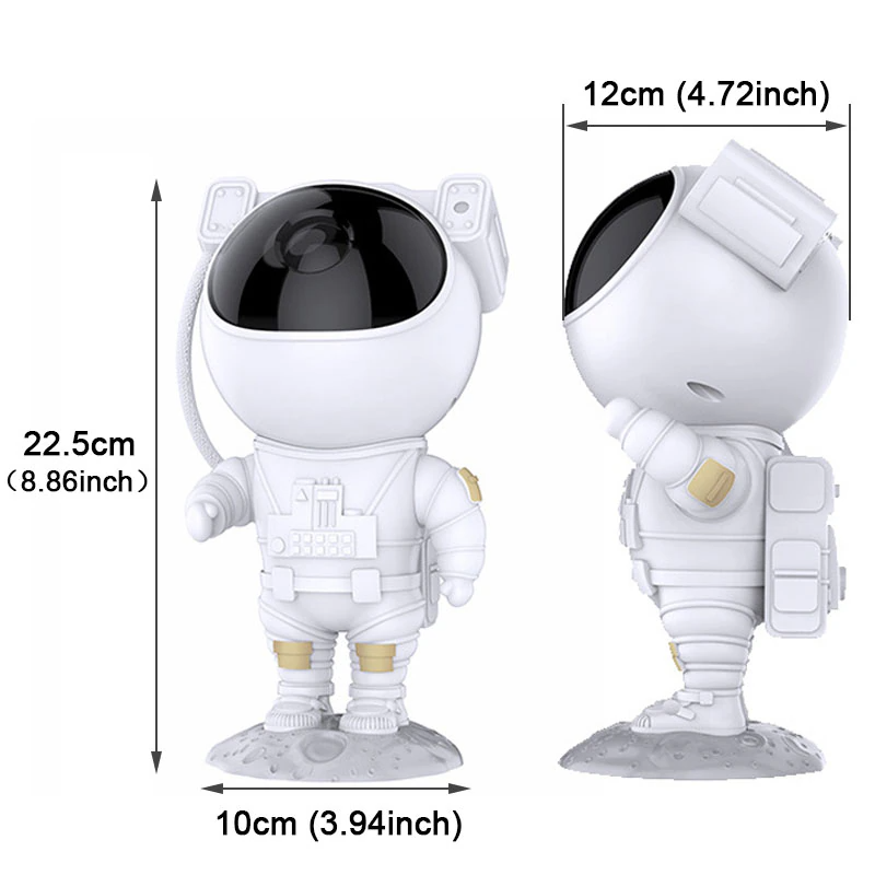 Galaxy Star Projector — Astronaut Night Light