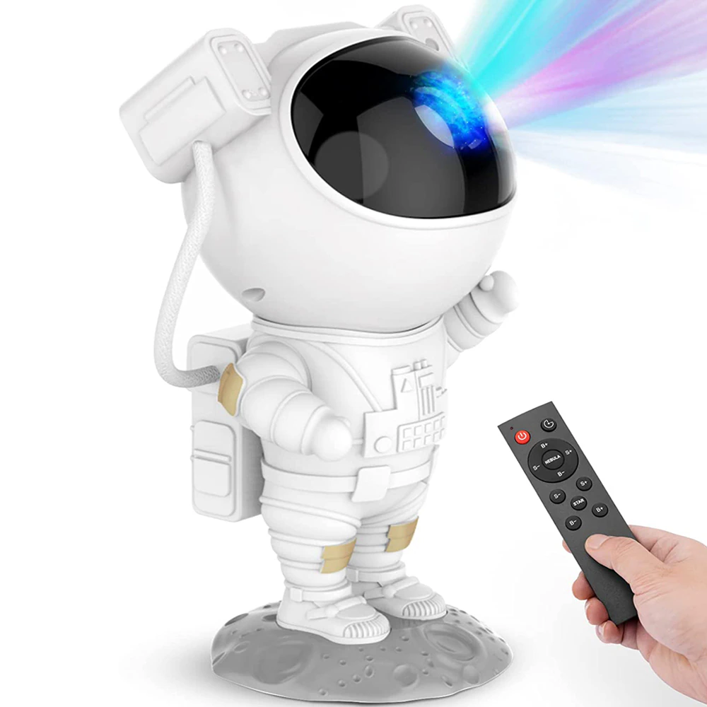 Galaxy Star Projector — Astronaut Night Light