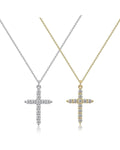 Cross Necklace for Women 2 Set Gold/Silver