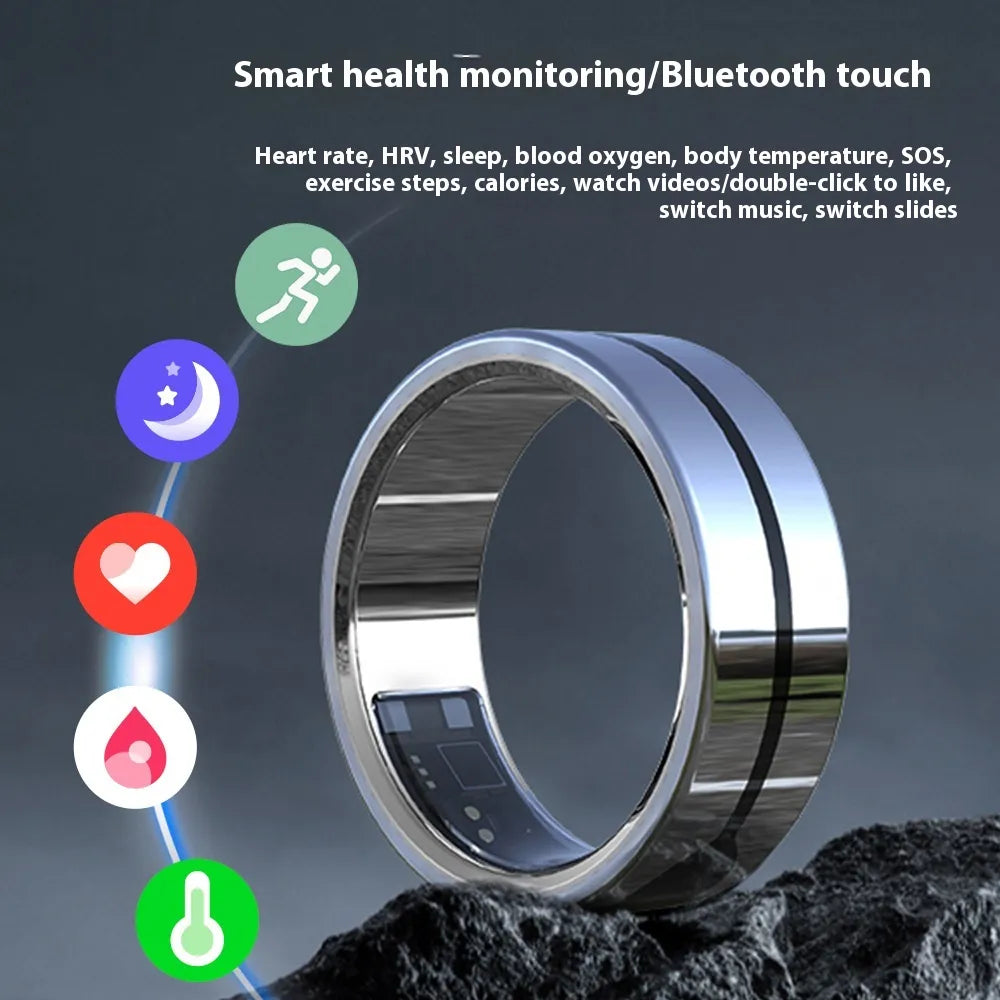 Smart Health Ring — Waterproof & Bluetooth