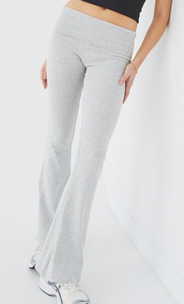 Women's Slim Fit Two-Piece Set — Flared Pants