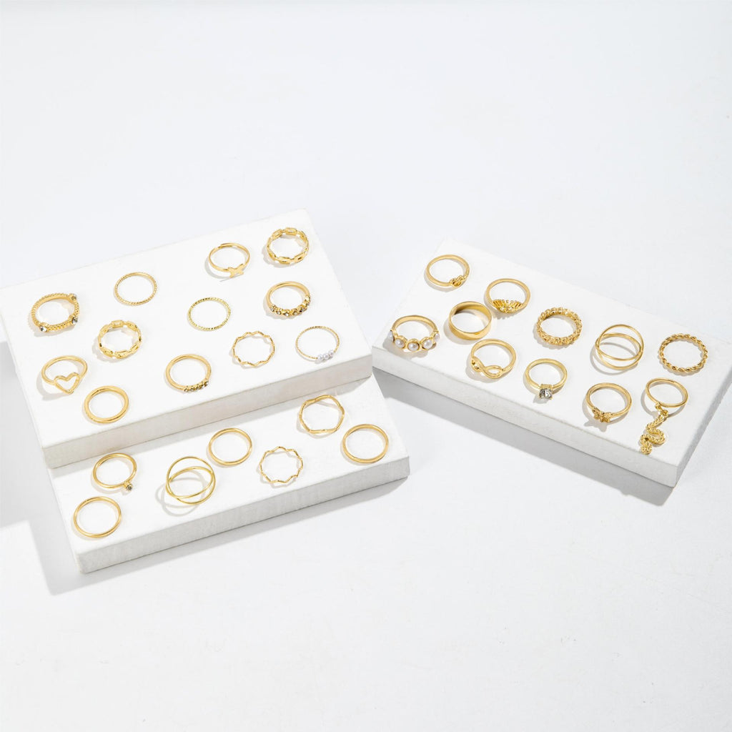 Adjustable Butterfly Ring Set