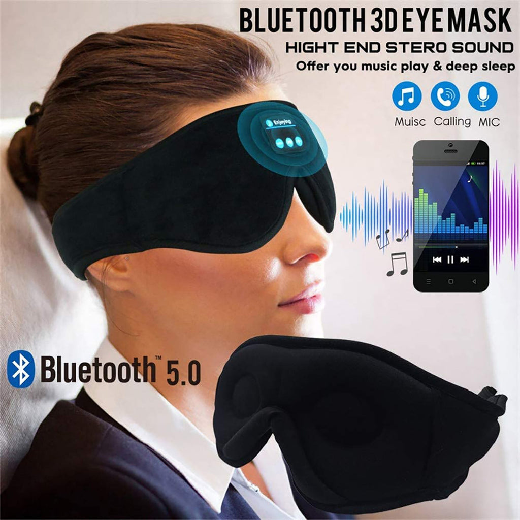 Wireless Sleep Eye Mask with Built-in Speakers