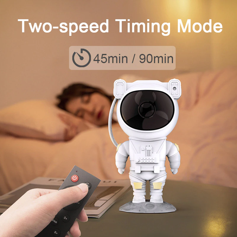Galaxy Star Projector — Astronaut Night Light
