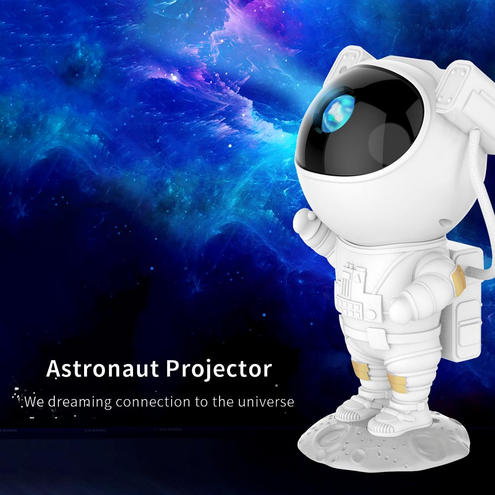 Galaxy Star Projector — Astronaut Night Light