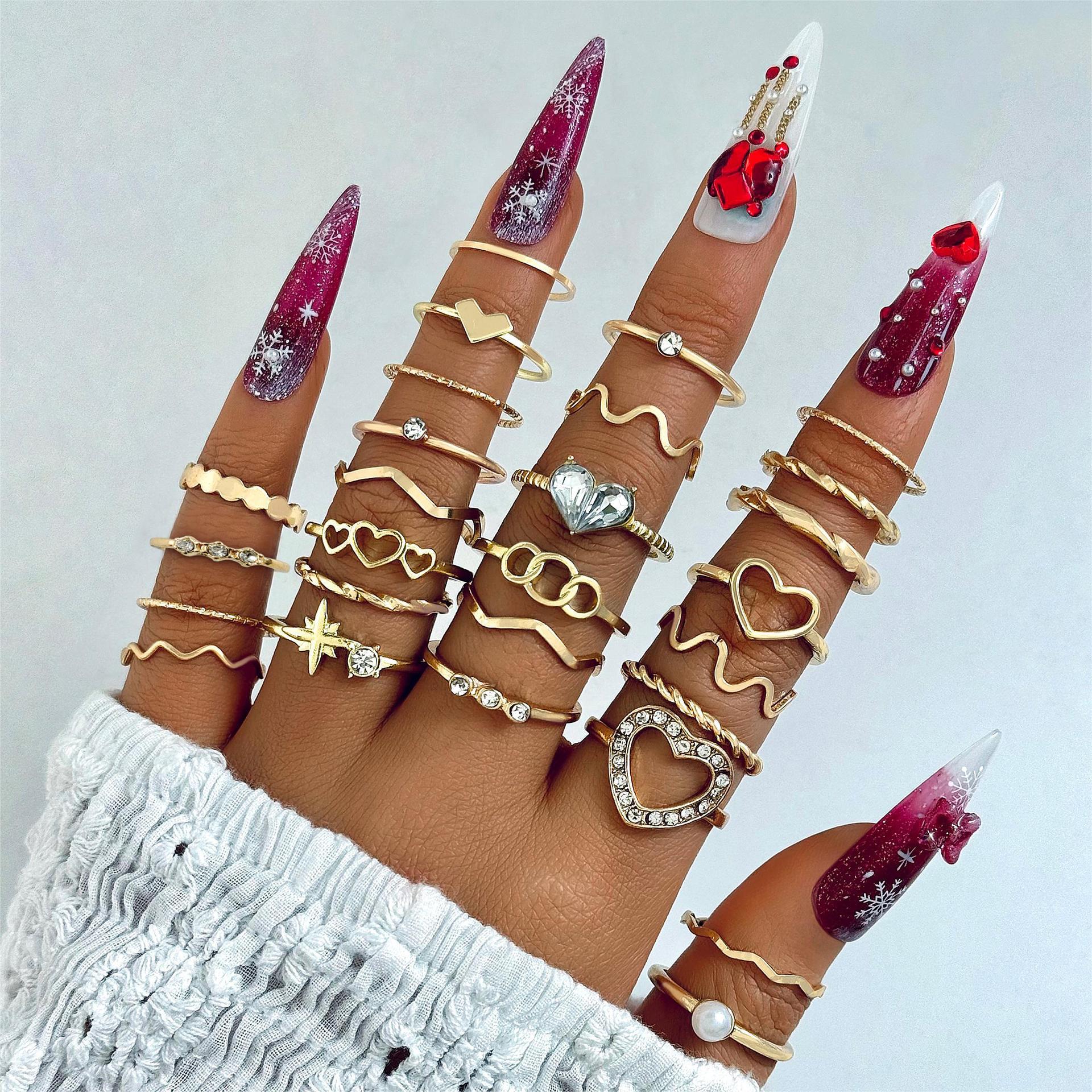Adjustable Butterfly Ring Set