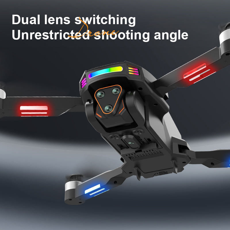 Foldable Drone X01 with Dual Camera & Display