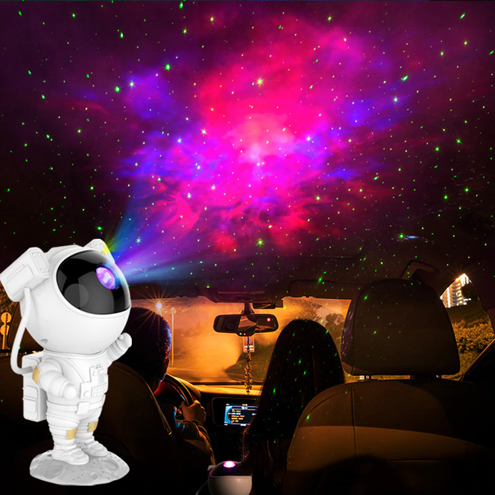 Galaxy Star Projector — Astronaut Night Light